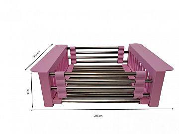 ESCURRIDOR ROSA EXTENSIBLE  21,5*26*43CM