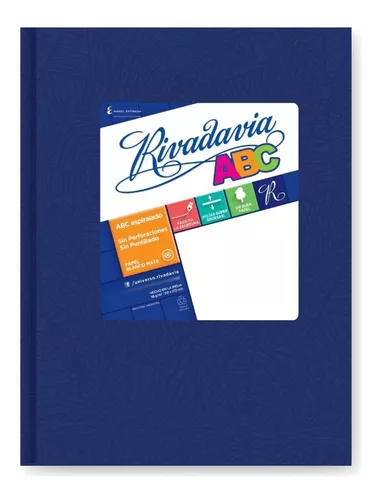 CUADERNO RIVADAVIA ABC X 50 HOJAS ARAÑA AZUL