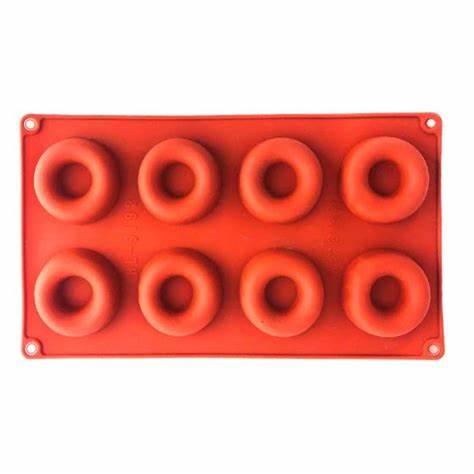 MOLDE SILICONA 8 DONAS H1022