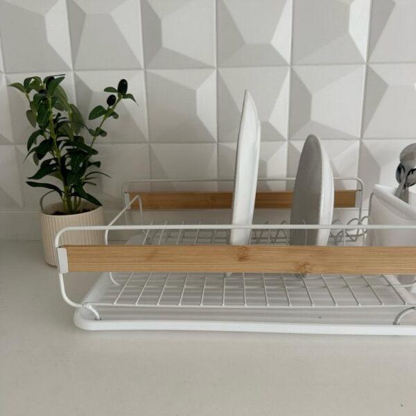 ESCURRIDOR VAJILLA METAL C/BASE  LINEA