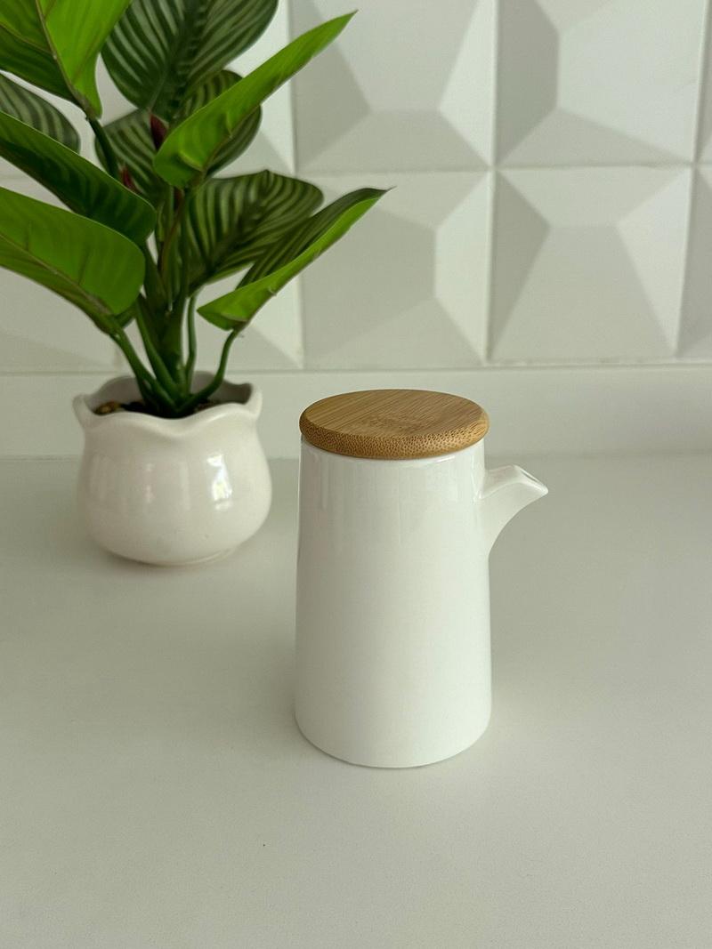LECHERITA CERAMICA T/BAMBU