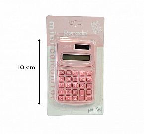 CALCULADORA MINI LILA, ROSA, BLANCA, AZUL