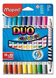 MARCADOR ESCOLAR MAPED DUO TIP X 10
