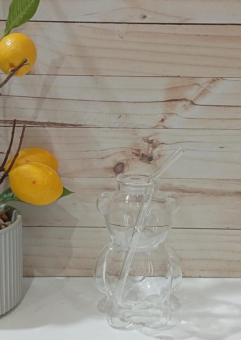 VASO VIDRIO OSO C/ SORBETE 320 ML