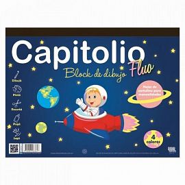 BLOCK DE DIBUJO CAPITOLIO N 5 FLUO X 16