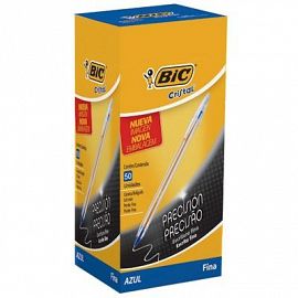BOLIGRAFO BIC CRISTAL 0.8 UNIDAD /CAJA AZUL