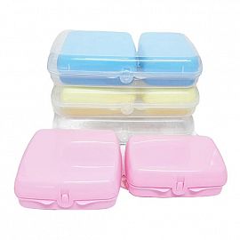 LUNCHERA PLASTICA HEMETICOS X3