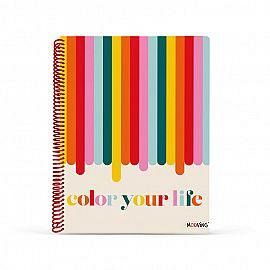 CUADERNO UNIVERSITARIO CUADRICULADO RAINBOW