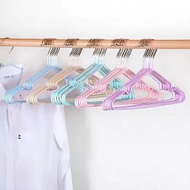 PERCHA ROPA ALAMBRE ENGOMADO 40 CM X UNIDAD