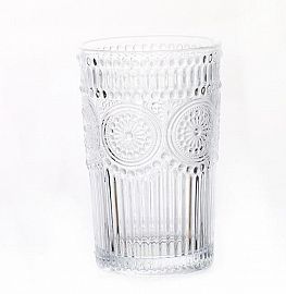 VASO VIDRIO MANDALA GRANDE 350ML