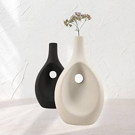 FLORERO DE CERAMICA  11.5X5.8X20.3CM