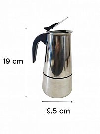 CAFETERA MOKA ESPRESSO ACERO 6 TAZAS