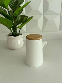 LECHERITA CERAMICA T/BAMBU