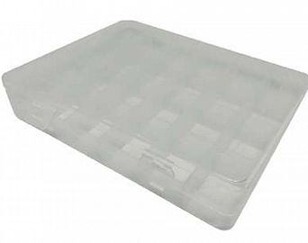 CAJA PLAST. ORGANIZADORA 24 DIV. 26.5X20.8X3.