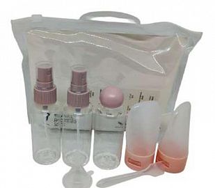SET VIAJE 7 PZS C/BOLSA PLAST.