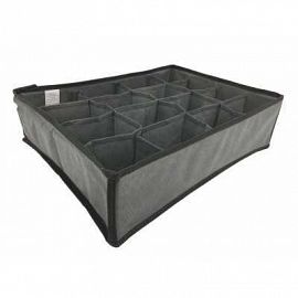 ORGANIZADOR P/ROPA INTERIOR X16  36X28X10CM