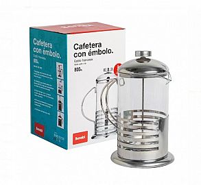 CAFETERA C/ EMBOLO 600 ML